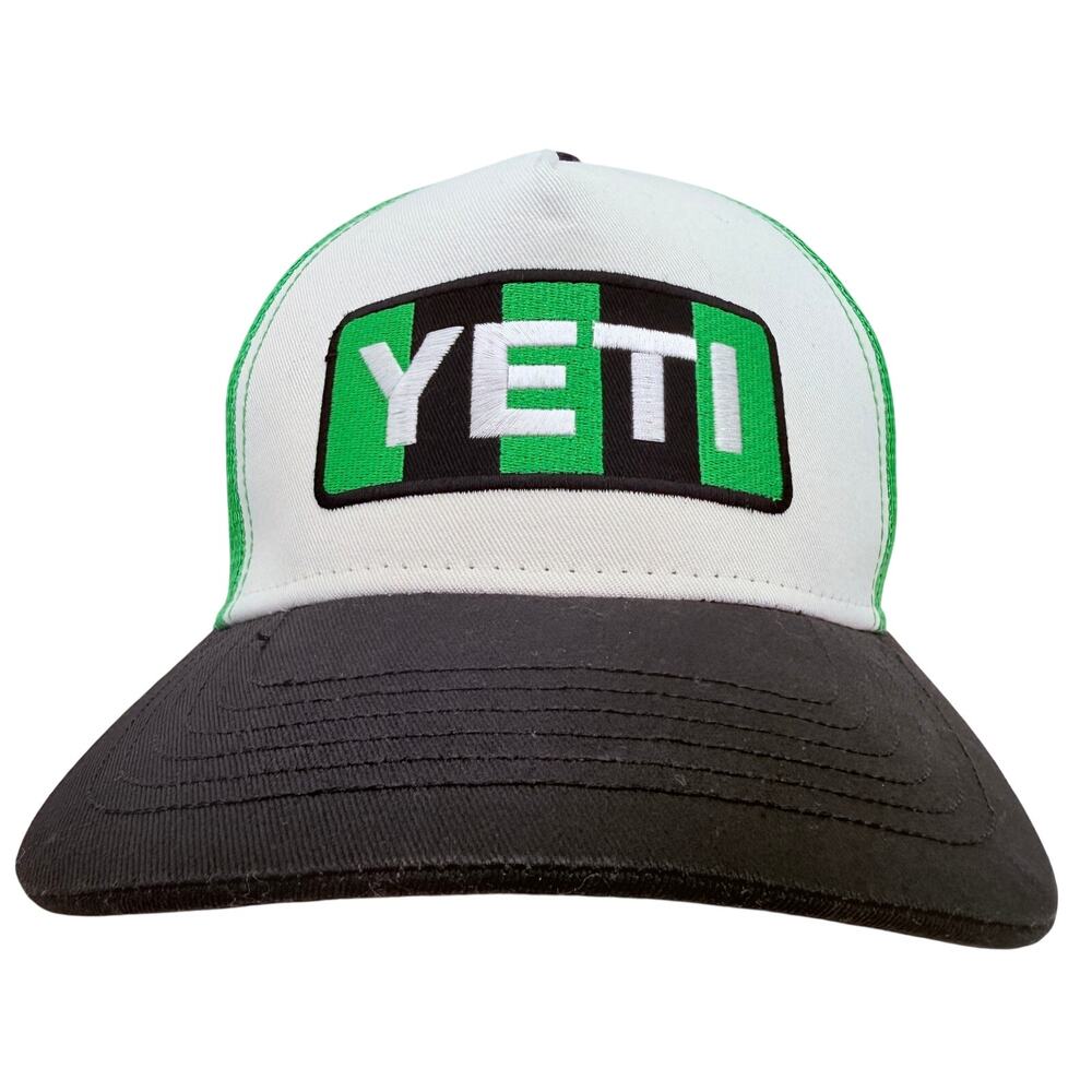 Yeti Green & Black Mesh Trucker Hat